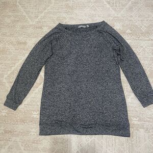 Athleta Balance Pullover Sweatshirt Womens Large L Gray Crew Neck Long Sleeve